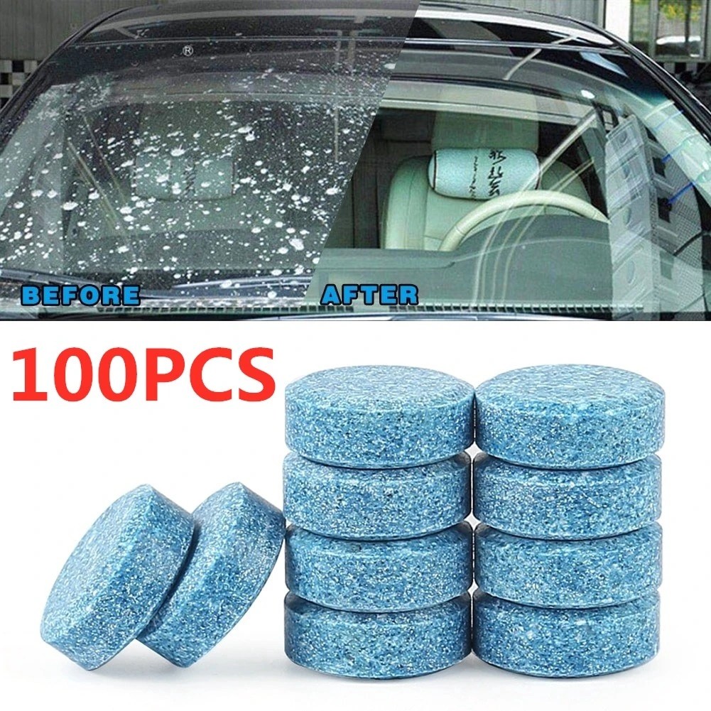 Car Windscreen Wiper Effervescent Tablets Glass Toilet Cleaning Car Accessories