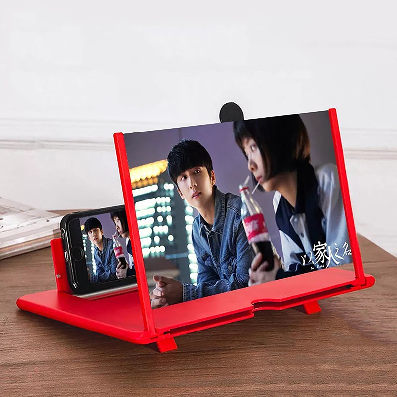 10Inch 3D Screen Amplifier Mobile Phone Screen Video Magnifier  Enlarged Screen Phone Stand Bracket