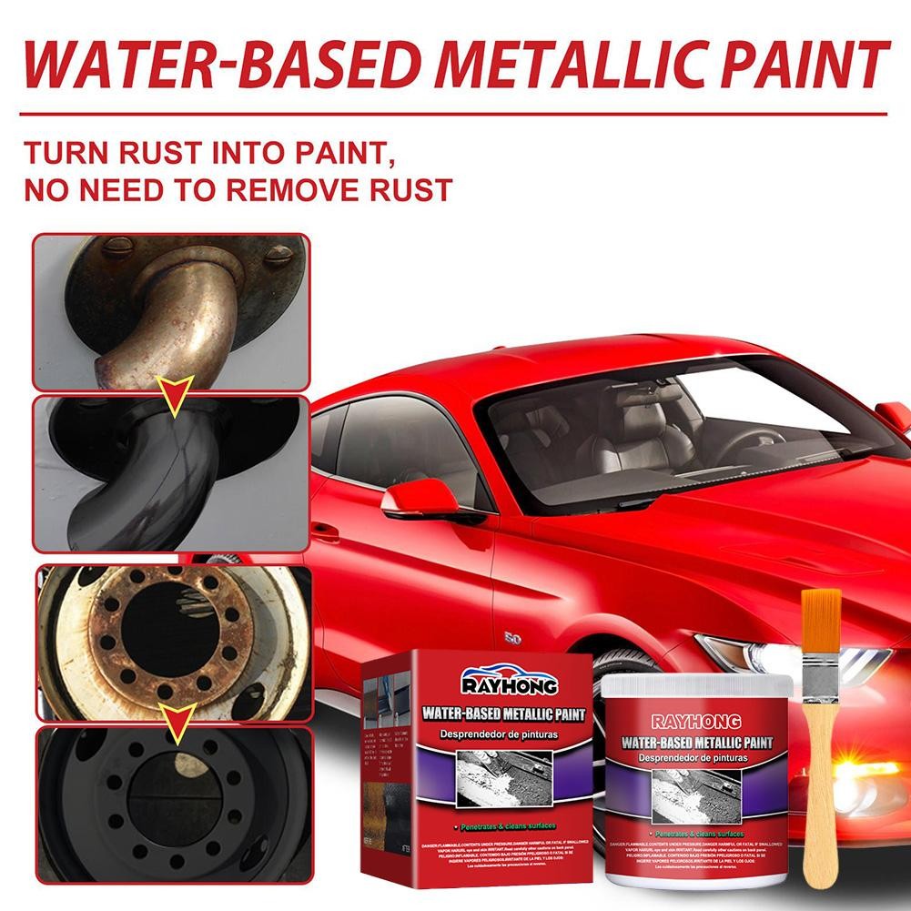 100ml Water-Based Rust Remover Gel With Brush Universal Metal Rust Derusting Paint