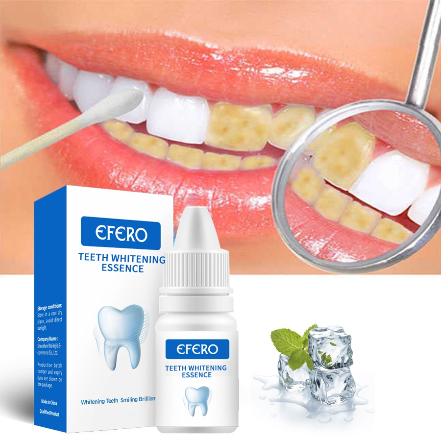 EFERO Teeth Whitening Remove Stains Plaque Dental Cleaning