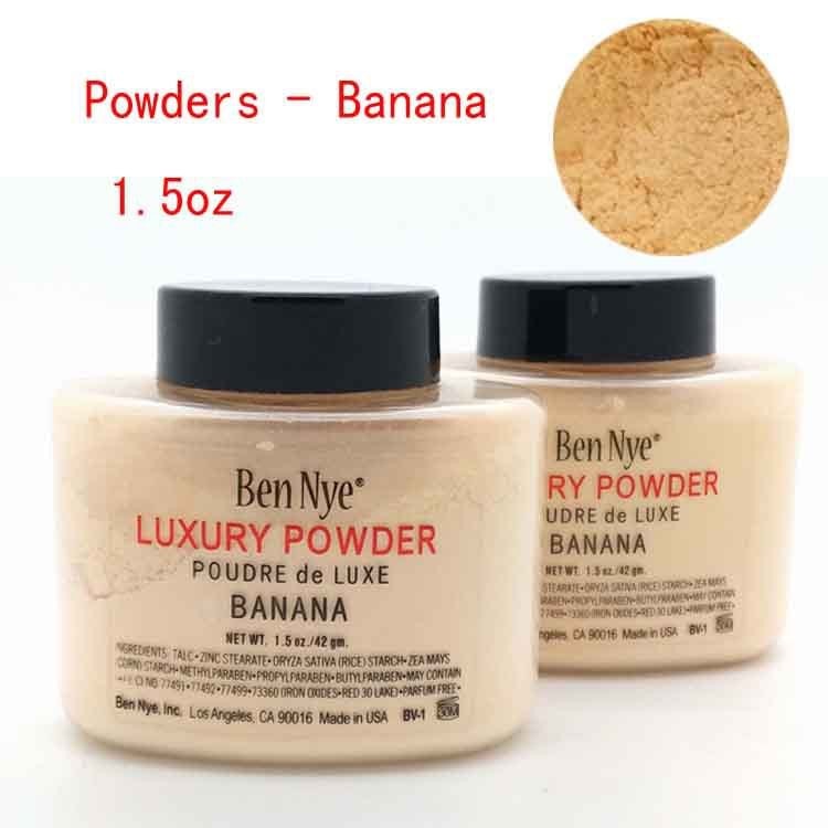 Ben Nye Banana Powder Smooth Loose Powder Oil Control Long-lasting Face Brighten Makeup Concealer Cosmetics  42g