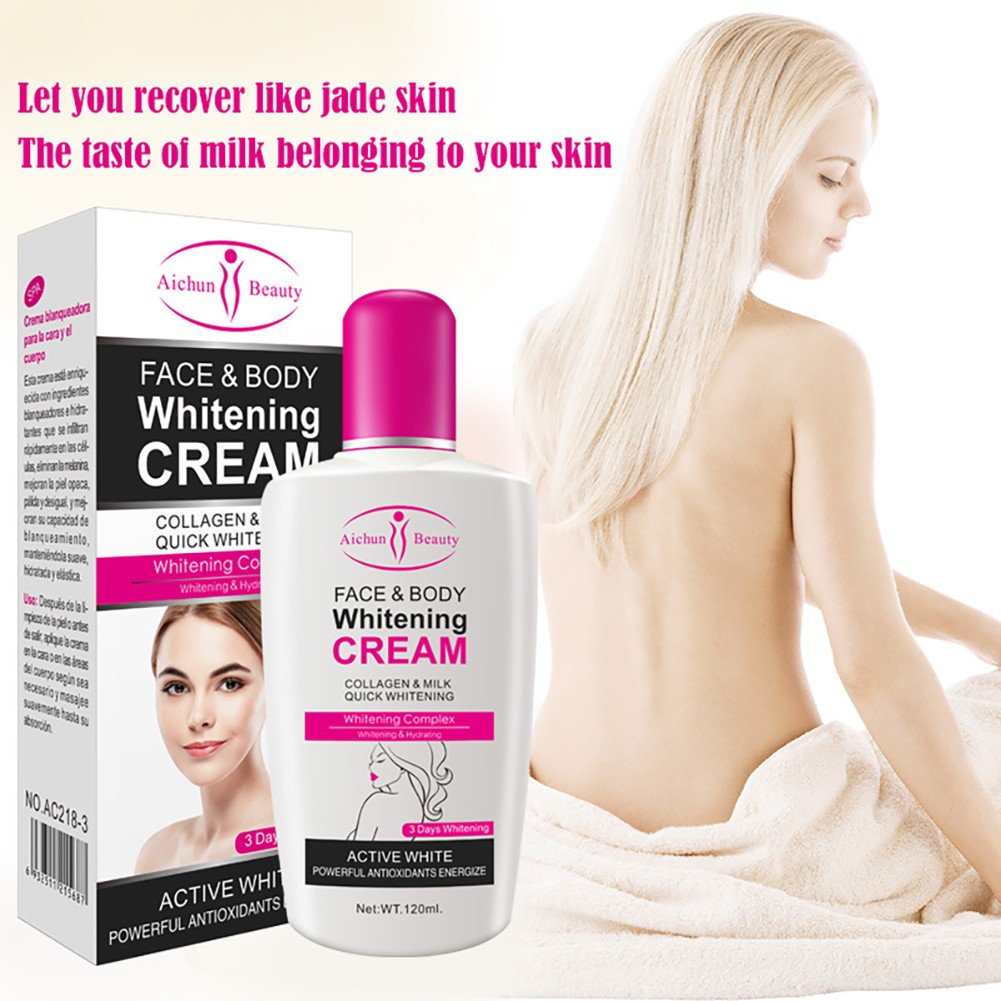 Body & Face Whitening Cream Skin Lightening Bleaching Cream Whitening Body Lotion