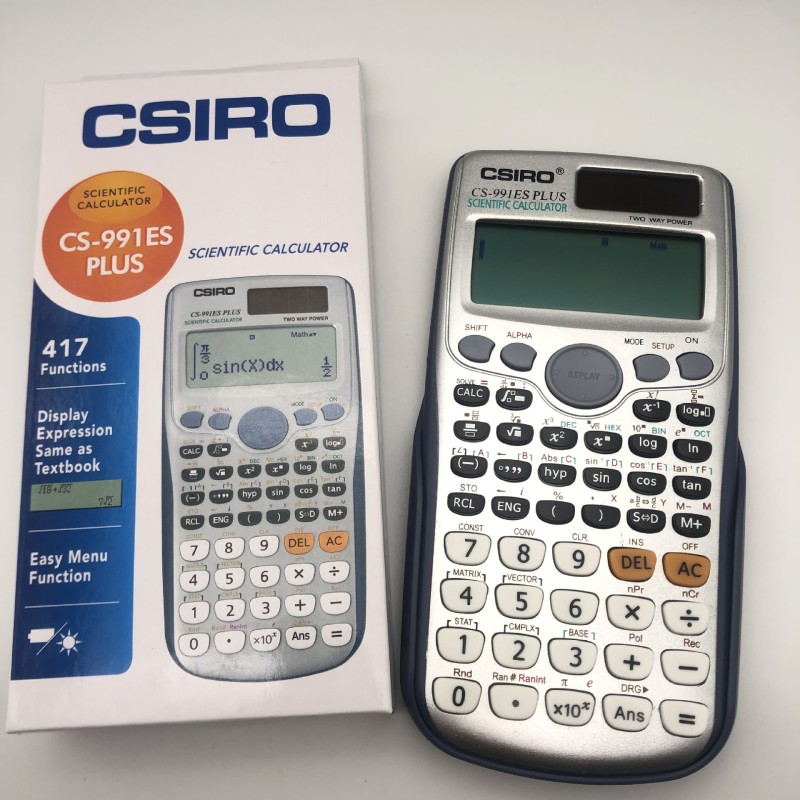 Csiro Scientific Calculator 417 Functions For High School University Students Office Coin Battery