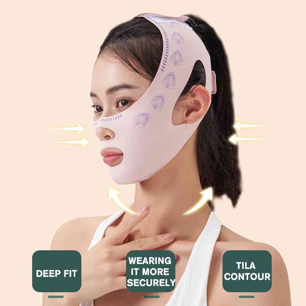 Chin Up Mask V Line Shaping Face Masks Face Sculpting Sleep Mask Facial Slimming Strap Face Lifting Belt