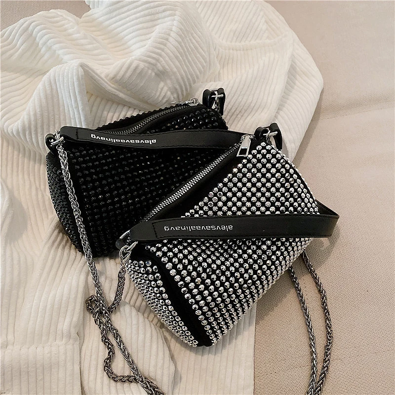 Clutch Diamond Crossbody Bag Femme Women Luxury Leather Handbag Designer Ladies Shoulder Hand Bag