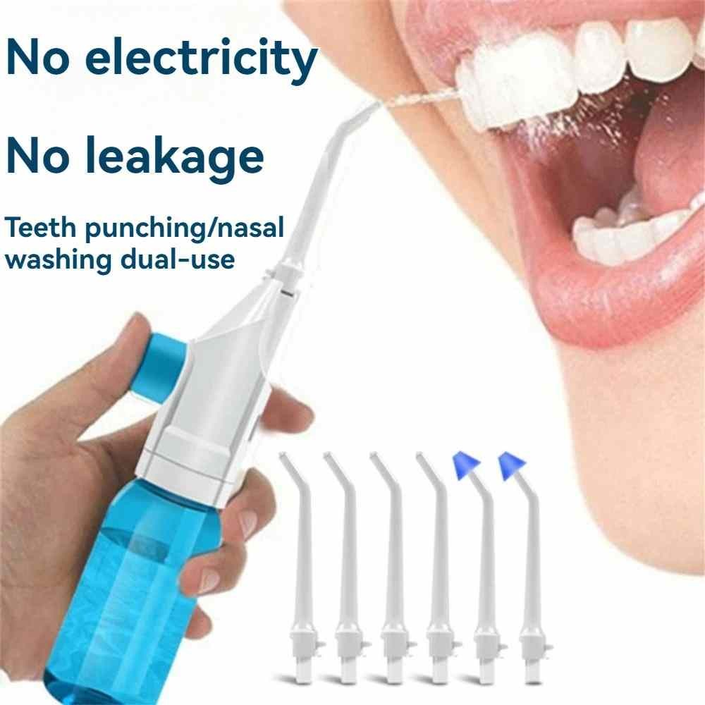 Portable flosser Dental Nasal wash dual-purpose Tartar and calculus removal dental scaler oral cleaning