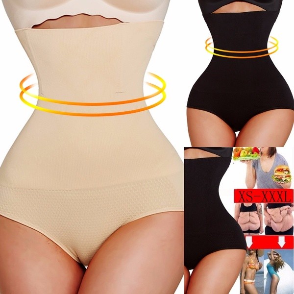 Seamless High Waist Shaping Panties Breathable Slimming Tummy Underwear Hip Lift Ladies Briefs Body Shapewear