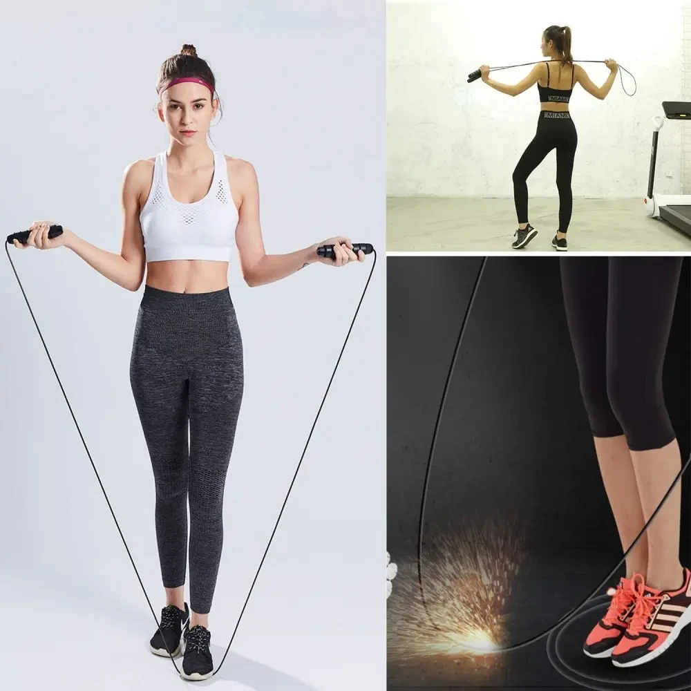 Professional Portable Jump Rope Student Sports Fast Speed Jumping Rope Fitness Gym Home Exercise Slim Body Fitness Equipment