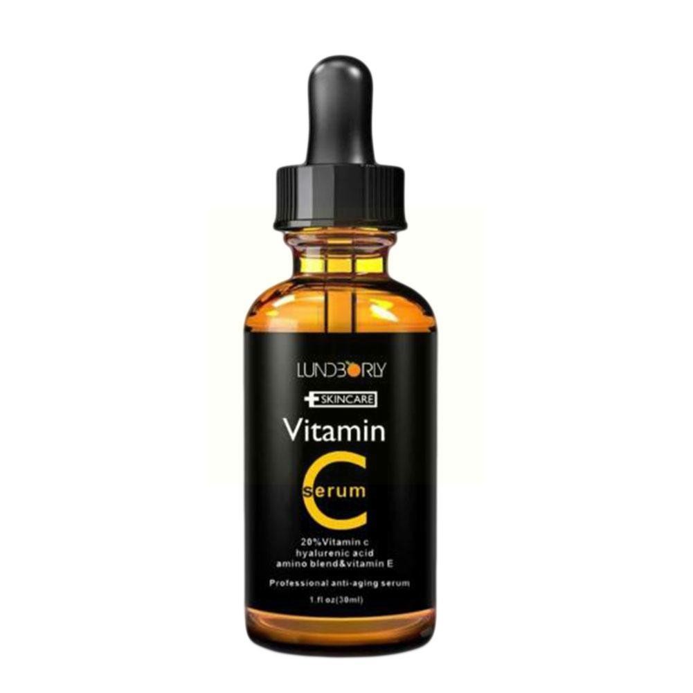 Vitamin C Essence Skin Care Moisturizing Hyaluronic Shrink Whitening Anti-wrinkle Acid Anti-aging 30ML