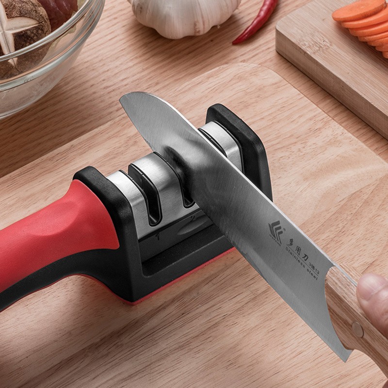 Kitchen Knife 3-Stage Type Quick Sharpener Sharpening