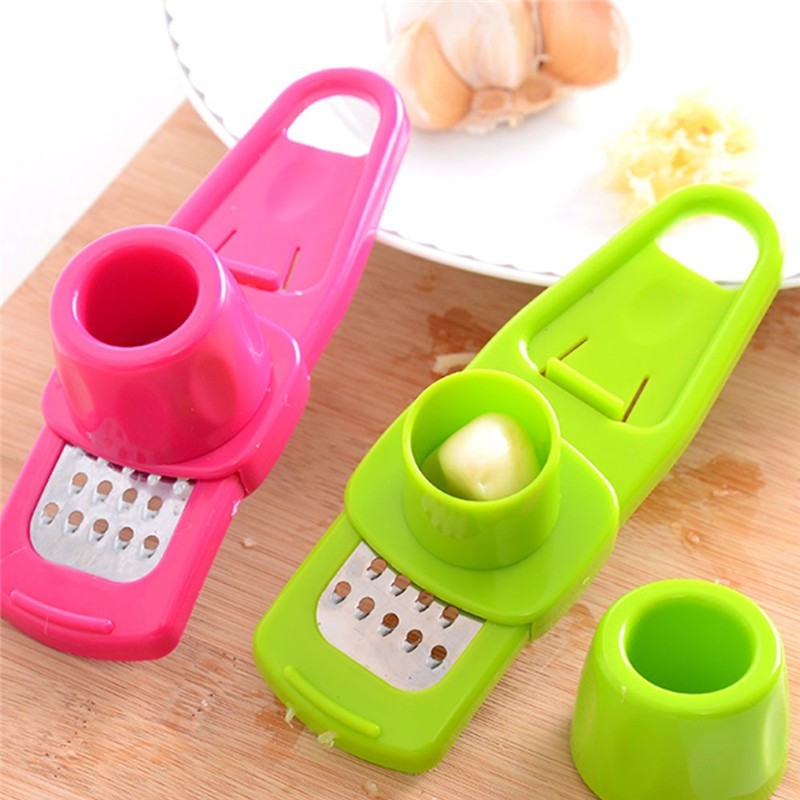 Garlic Pepper Ginger Grinder Functional Garlic Presses Grater Planer Slicer Cutter Vegetable grinding Tool