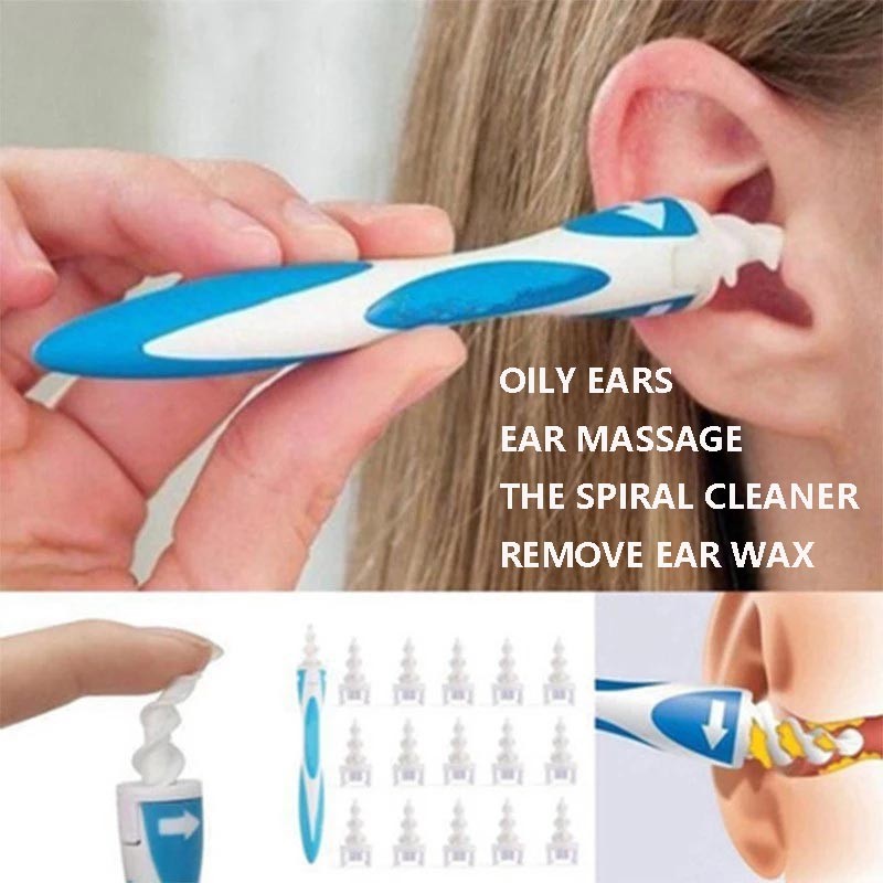 Ear Wax Cleaning Kit Spiral Silicon Ear cleaning Care Tools Ear Pick Earwax Removal Tool