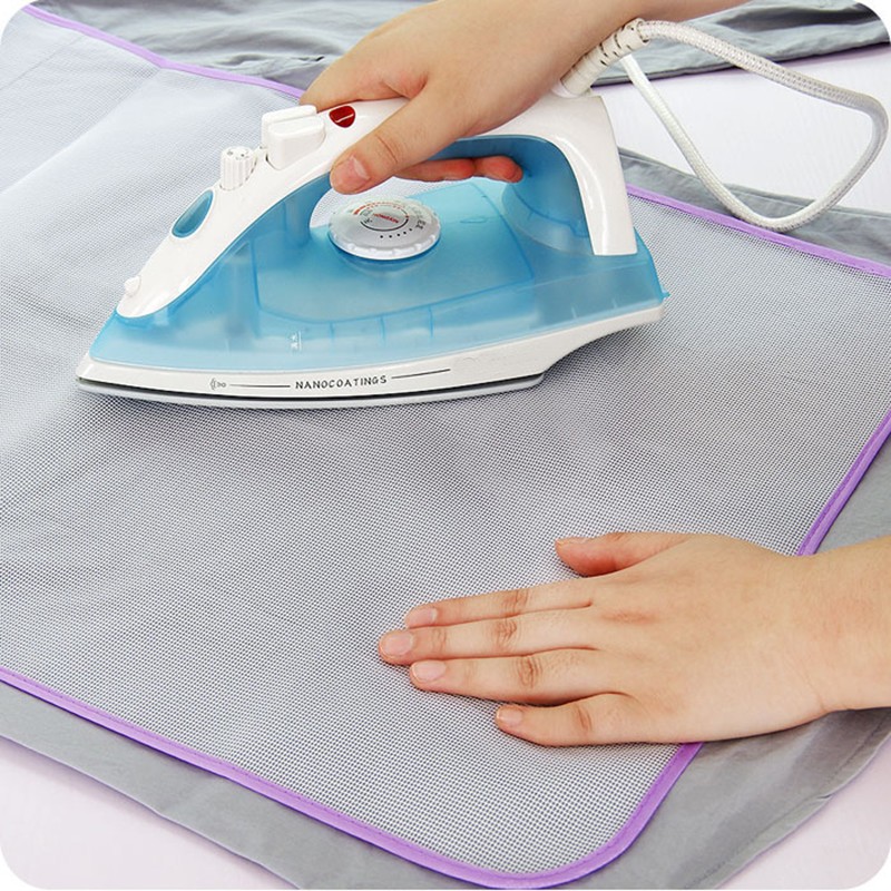 Cloth Protective Press Mesh Insulation Ironing Board Mat Cover Against Pressing Pad Mini Iron Random Colors