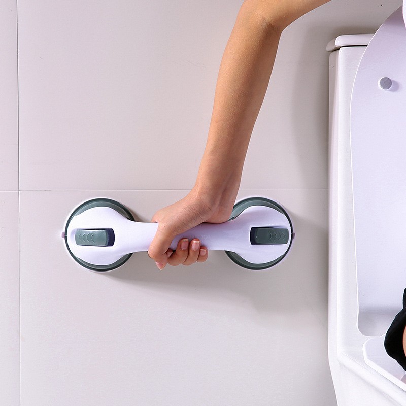 Bathroom Safety Helping Handle Anti Slip Support Toilet Safe Grab Bar Vacuum Sucker