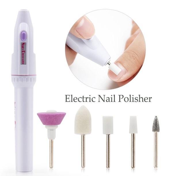 5 In 1 MINI Electric Nail file Kit Pedicure Grinding Polishing