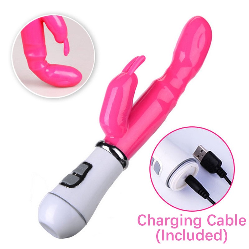 G Spot Dildo  Double Vibrator Female Masturbator Sex Toy