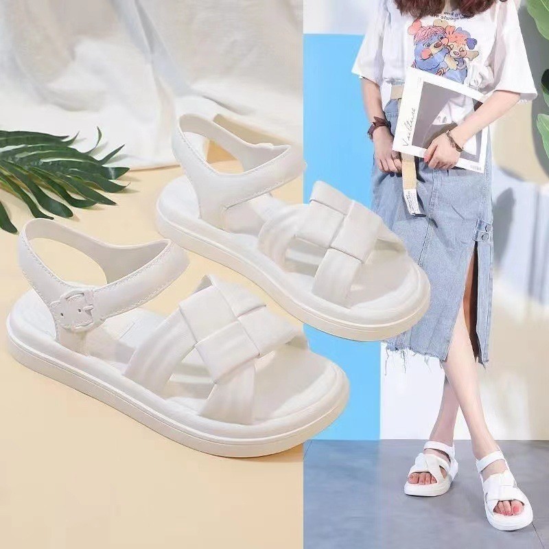 Fashion Sandals Temperament Outwear Soft Sole Sandals Slippers Non Slip Flat