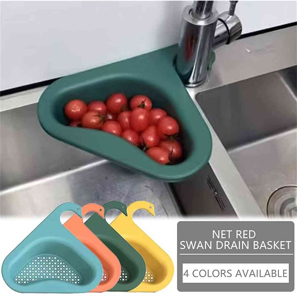 Kitchen sink drain basket leftover sink strainer sink swan drain basket fruit vegetable strainer