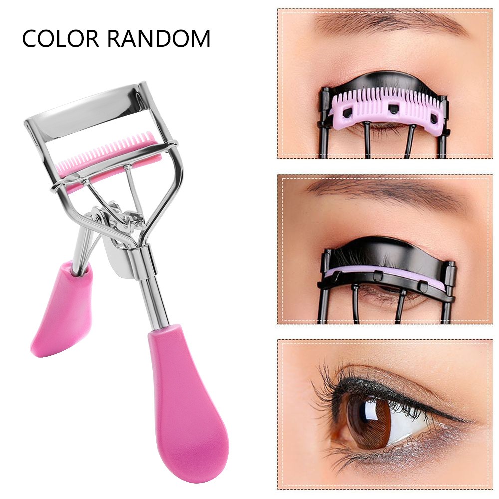 1PC Pro Make Up Eyelash Curler Tweezers Style Cute Handle Curl Eye Lash Curler