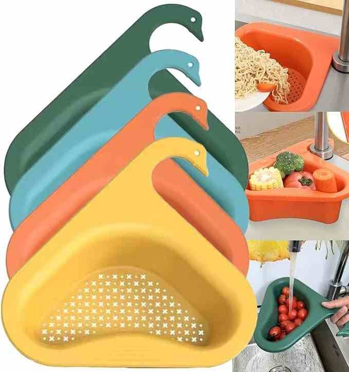 Kitchen sink drain basket leftover sink strainer sink swan drain basket fruit vegetable strainer