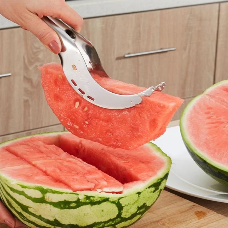 Stainless Steel Windmill Watermelon Cutter Artifact Fruit  Slicer Tool Digger Kitchen Gadgets