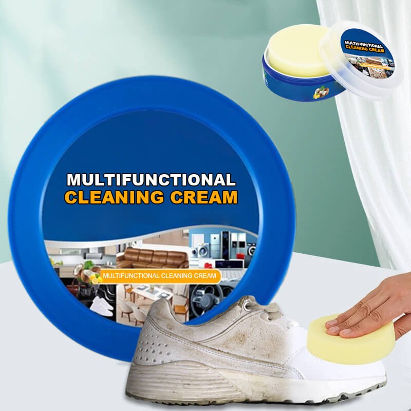 Multifunctional Cleaning Cream for Walls, Versatile Stain Remover for Small White Shoes, Leather Furniture