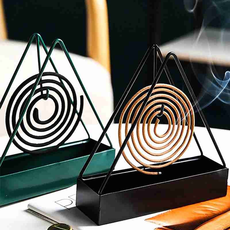 Iron mosquito coil holder incense burner frame Modern repellent incense rack