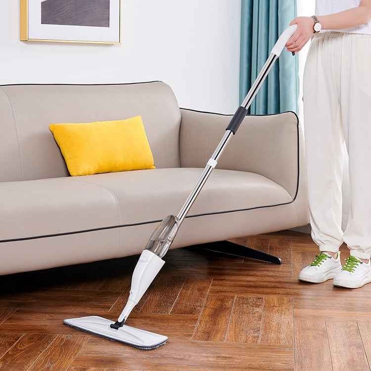 Aurora Wet and dry mop spray water spray mop water absorption rotary flat mop household floor