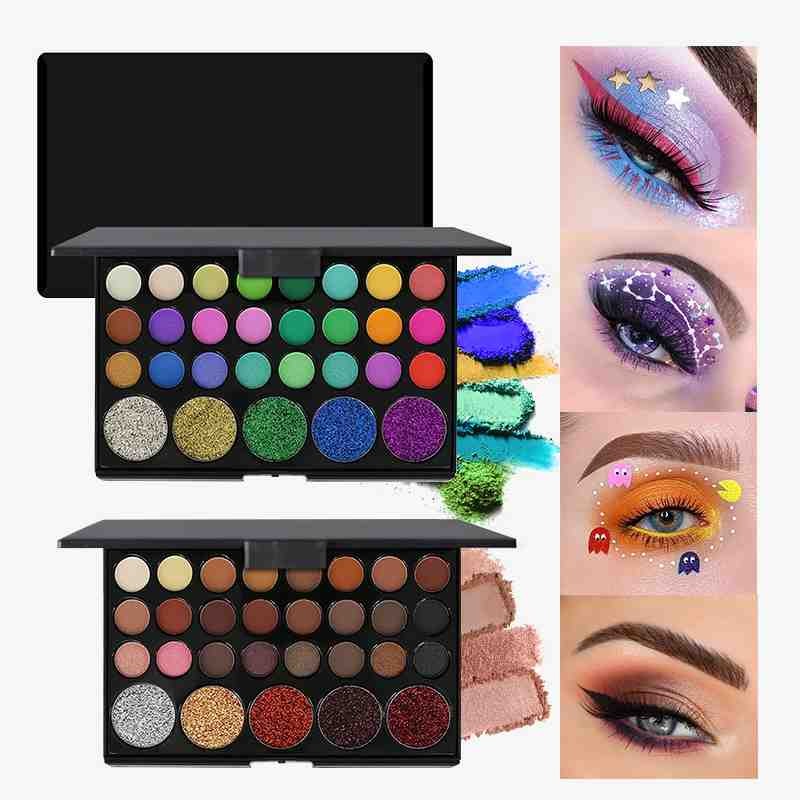 29 colors Eyeshadow Palette Long Lasting matte Eye Makeup DIY Pearlescent glitter stage eyeshadow cosmetics