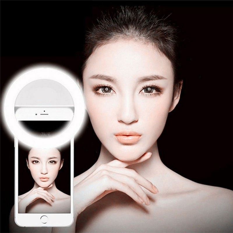 LED Light Ring with USB Phone Charger Selfie Light Compatible with all smartphones