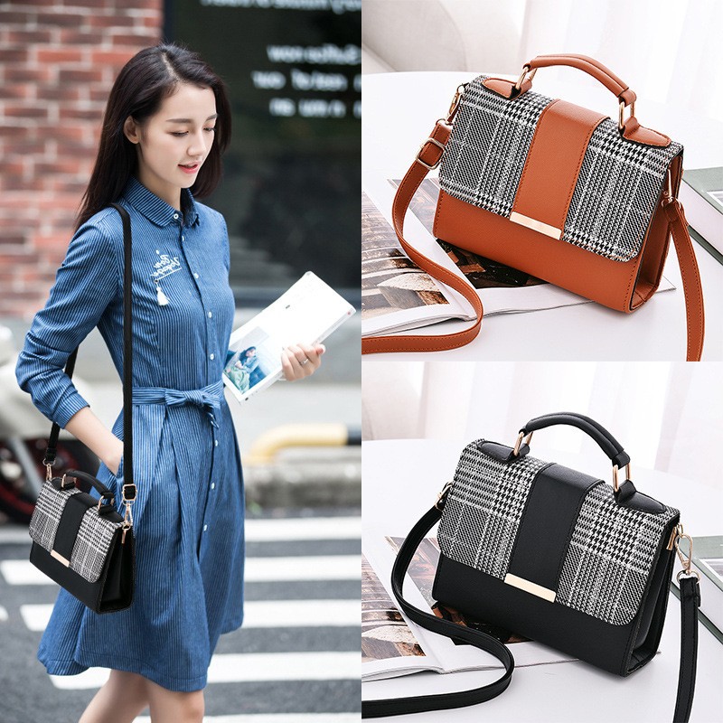 Retro Women Handbag Crossbody Messenger Bags High Quality PU Leather Female Flap Shoulder Bag