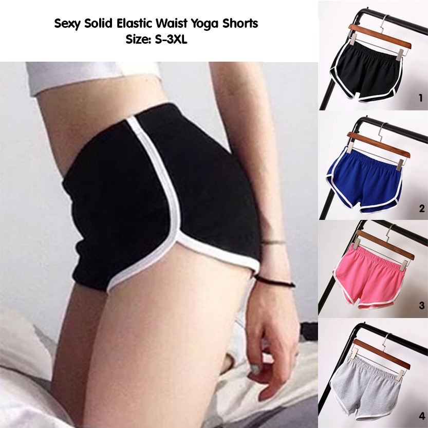 Women's Summer Shorts Casual Elastic Fitness Sexy Leggings Gym Training Sport Cycling Beach Female