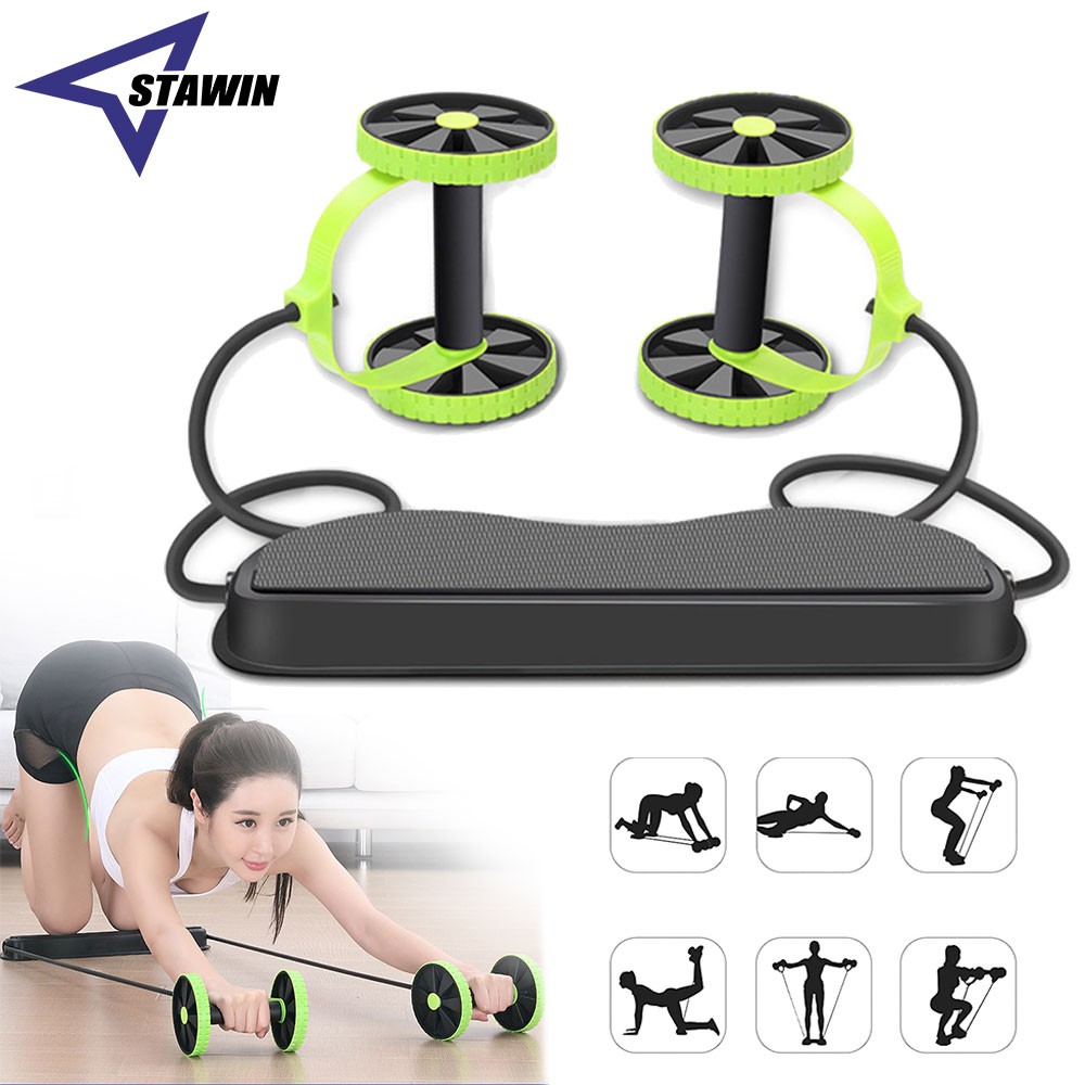 Ab Roller for Abs Workout Multifunctional Thicker Ab Roller Wheel Exercise Equipment Shaping Gym