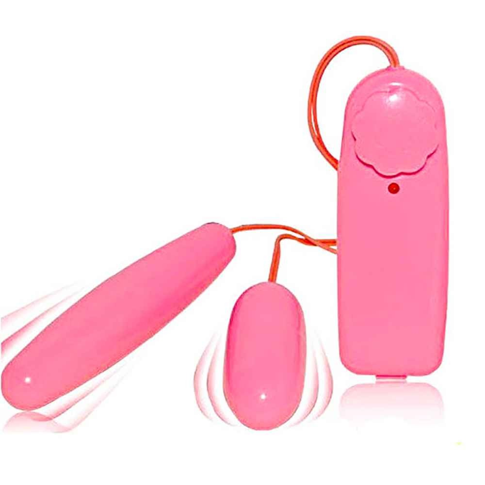 Double Eggs Vibrator Remote Control G-Spot Clitoris Stimulate Vibrating Love 2 Egg Sex Toys